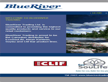 Tablet Screenshot of bluerivertrading.com